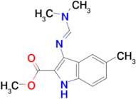 Methyl 3-([(1E)-(dimethylamino)methylene]amino)-5-methyl-1H-indole-2-carboxylate