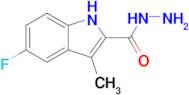 5-Fluoro-3-methyl-1H-indole-2-carbohydrazide