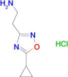 2-(5-Cyclopropyl-1,2,4-oxadiazol-3-yl)ethylaminehydrochloride