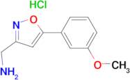 C-[5-(3-Methoxyphenyl)isoxazol-3-yl]methylaminehydrochloride