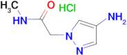 2-(4-Amino-1H-pyrazol-1-yl)-N-methylacetamide hydrochloride