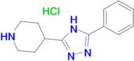 4-(3-Phenyl-1H-[1,2,4]triazol-5-yl)piperidinehydrochloride