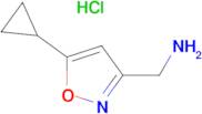 C-(5-Cyclopropylisoxazol-3-yl)methylamine hydrochloride