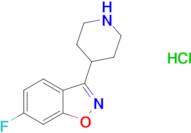 6-Fluoro-3-(4-piperidyl)-1,2-benzisoxazole hydrochloride