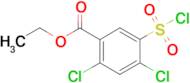 Ethyl 2,4-Dichloro-5-(chlorosulfonyl)benzoate