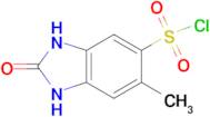 6-Methyl-2-oxo-2,3-dihydro-1H-benzo[d]imidazole-5-sulfonyl chloride