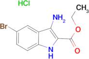 3-Amino-5-bromo-1H-indole-2-carboxylic acid ethylester hydrochloride