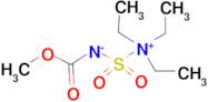 (methoxycarbonyl)[(triethylazaniumyl)sulfonyl]azanide