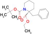 2-Benzyl-piperidine-1,2-dicarboxylic acid 1-tert-butyl ester 2-ethyl ester