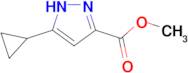 3-Cyclopropyl-1H-pyrazole-5-carboxylic acid methyl ester