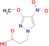 3-(3-Methoxy-4-nitro-pyrazol-1-yl)-propionic acid