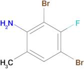 2,4-Dibromo-3-fluoro-6-methylaniline