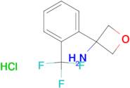 3-[2-(Trifluoromethyl)phenyl]oxetan-3-amine hydrochloride