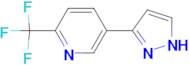 5-(1H-Pyrazol-5-yl)-2-(trifluoromethyl)pyridine