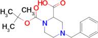 4-Benzyl-1-(tert-butoxycarbonyl)piperazine-2-carboxylic acid