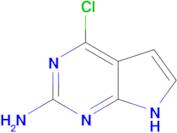 4-Chloro-7H-pyrrolo[2,3-d]pyrimidin-2-amine