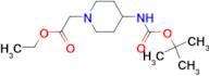 (4-Boc-Amino-piperidin-1-yl)acetic acid ethylester