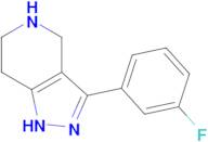 3-(3-Fluorophenyl)-4,5,6,7-tetrahydro-2H-pyrazolo[4,3-c]pyridine