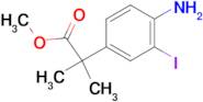 Methyl 2-(4-amino-3-iodophenyl)-2-methylpropanoate