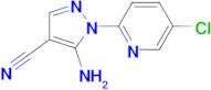 5-Amino-1-(5-chloro-2-pyridinyl)-1H-pyrazole-4-carbonitrile