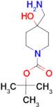 tert-Butyl 4-(aminomethyl)-4-hydroxytetrahydro-1(2h)-pyridinecarboxylate