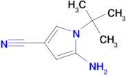 5-Amino-1-(tert-butyl)-1H-pyrrole-3-carbonitrile