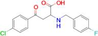 4-(4-Chlorophenyl)-2-[(4-fluorobenzyl)amino]-4-oxobutyric acid