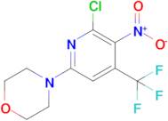 4'-(6-Chloro-5-nitro-4-(trifluoromethyl)pyridin-2-yl)morpholine