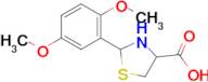 (R)-2-(2,5-Dimethoxyphenyl)thiazolidine-4-carboxylic acid