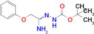 N'-[1-Amino-2-phenoxyethylidene]hydrazinecarboxylic acid tert-butyl ester