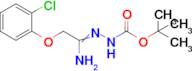 N'-[1-Amino-2-(2-chlorophenoxy)ethylidene]hydrazinecarboxylic acid tert-butyl ester