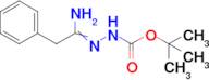 N'-[1-Amino-2-phenylethylidene]hydrazinecarboxylic acid tert-butyl ester