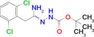 N'-[1-Amino-2-(2,6-dichlorophenyl)ethylidene]hydrazinecarboxylic acid tert-butyl ester