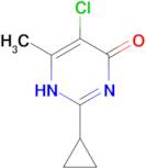 5-Chloro-2-cyclopropyl-6-methyl-pyrimidin-4-ol