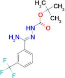 N''-[1-Amino-1-(3-(trifluoromethyl)phenyl)methylidene]hydrazinecarboxylic acid tert-butyl