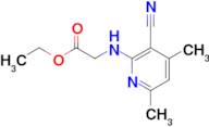 Ethyl (3-cyano-4,6-dimethylpyridin-2-ylamino)acetate