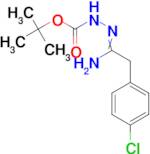 N'-[1-Amino-2-(4-chlorophenyl)ethylidene]hydrazinecarboxylic acid tert-butyl ester