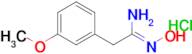 2-(3-Methoxyphenyl)acetamidoxime hydrochloride