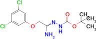 N'-[1-Amino-2-(3,5-dichlorophenoxy)ethylidene]hydrazinecarboxylic acid tert-butyl ester