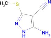 3-Amino-4-cyano-5-methylthiopyrazole