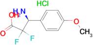 (S)-3-Amino-2,2-difluoro-3-(4-methoxyphenyl)propionic acid hydrochloride