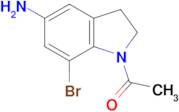 1-Acetyl-7-bromoindolin-5-amine