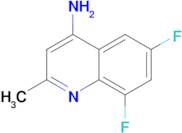 4-Amino-6,8-difluoro-2-methylquinoline