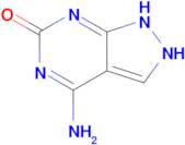 4-amino-1H,2H,6H-pyrazolo[3,4-d]pyrimidin-6-one