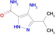 4-Amino-3-isopropyl-1H-pyrazole-5-formamide