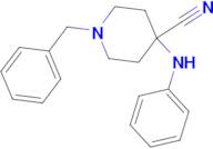 1-Benzyl-4-phenylamino-4-cyano-piperidine