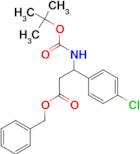 3-N-Boc-Amino-3-(4-chlorophenyl)propionic acidbenzyl ester