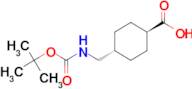 trans-4-N-Boc-Aminomethyl-cyclohexanecarboxylic acid