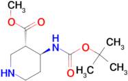 trans-4-Boc-Amino-piperidine-3-carboxylic acidmethyl ester