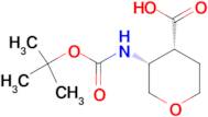 cis-3-Boc-Amino-tetrahydropyran-4-carboxylic acid